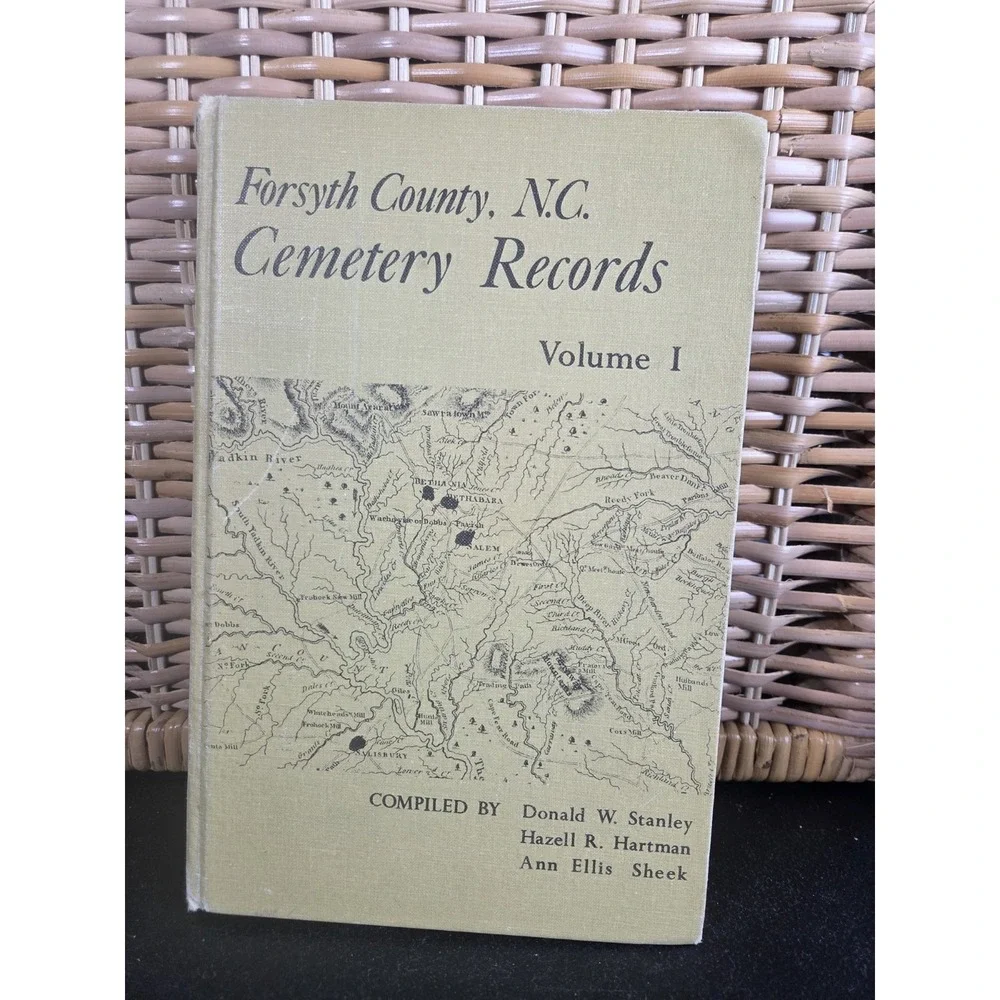 Cemetery Records of Forsyth County, North‎ Carolina Vol 1 Stanley Hardcover
